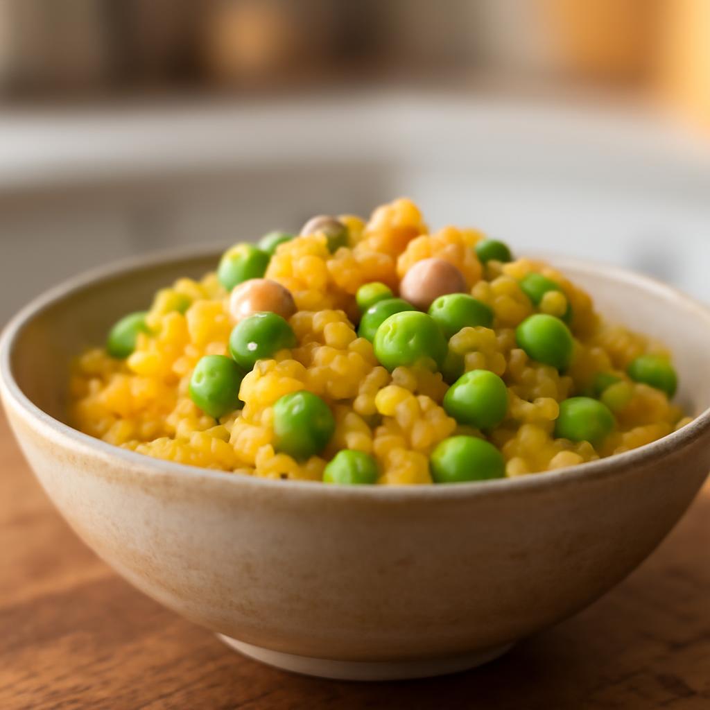 Microwave Coconut Curry Rice Bowl