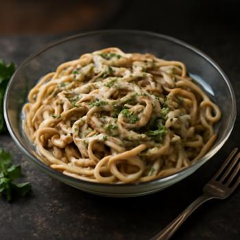 10-Minute Creamy Mushroom Pasta