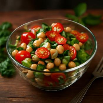 10-Minute Mediterranean Chickpea Salad