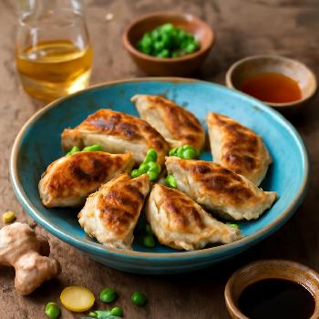 10-Minute Pan-Seared Frozen Gyozas