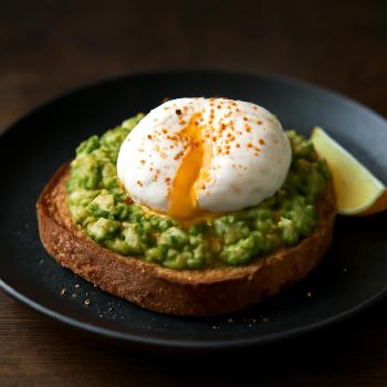Avocado and Poached Egg Tartine