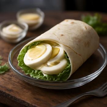 Boiled Egg and Mayo Wrap (10 Minute Recipe)