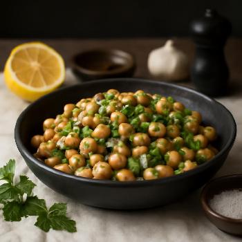 Lemon Chickpea Salad - Ready in 10 Minutes!