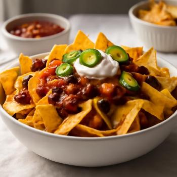 Microwave Nachos Supreme