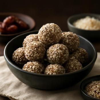 No-Bake Coconut Date Energy Balls