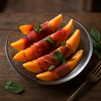 Prosciutto-Wrapped Melon Magic: Ready in 10 Minutes!