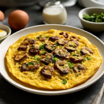 Quick & Easy Mushroom Omelet