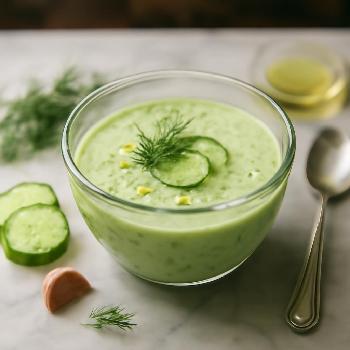 Quick & Refreshing Cold Cucumber Soup
