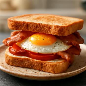 Speedy Bacon & Egg Sandwich