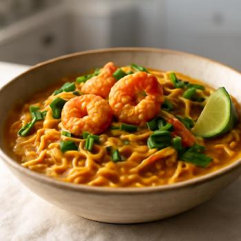 Speedy Curry Coconut Noodles