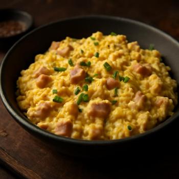 Speedy Stovetop Scrambled Omelet