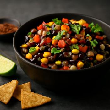Zesty Black Bean Salsa for Snacking