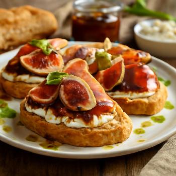 Fig and Prosciutto Bruschetta