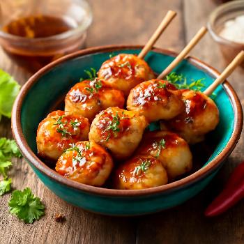 Grilled Scallop Skewers with Chili-Lime Glaze