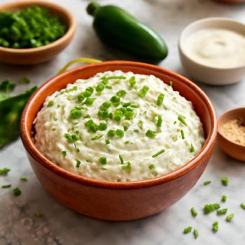 Jalapeño Cream Cheese and Chive Dip