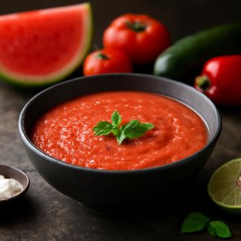 Refreshing Watermelon Gazpacho