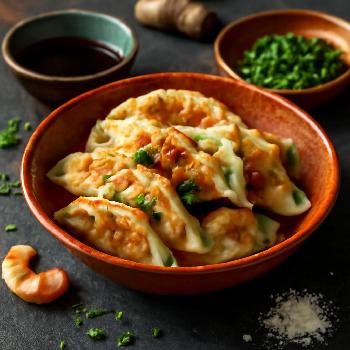 Shrimp and Chive Gyoza