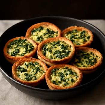 Spinach and Feta Mini Quiches