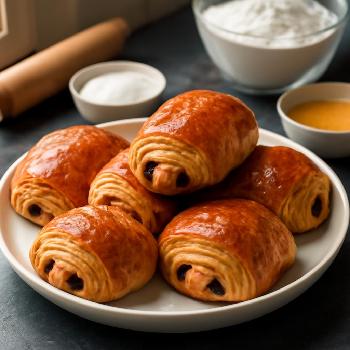 Homemade Pain au Chocolat