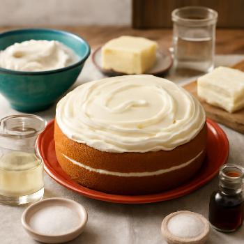 Simple Syrup Soak and Cream Cheese Frosting for Even Cake Layers