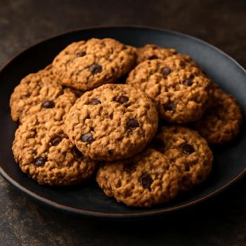 Spiced Oatmeal Raisin Cookies