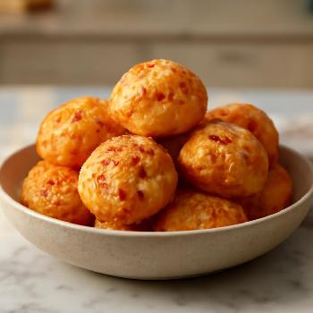 Spicy Chorizo and Manchego Gougères
