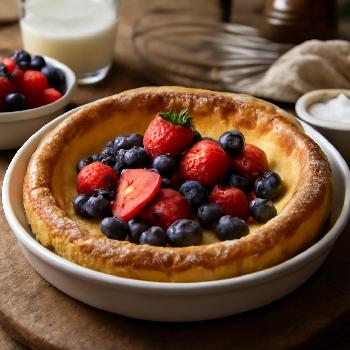 AI-Generated Dutch Baby Pancake