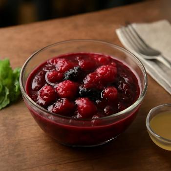 AI-Generated Mixed Berry Compote