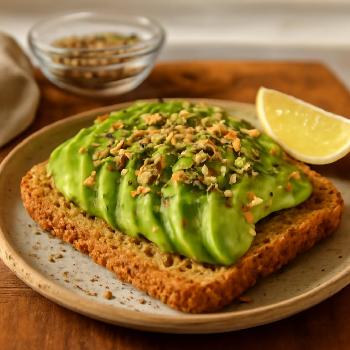 Avocado Toast with Everything Bagel Seasoning