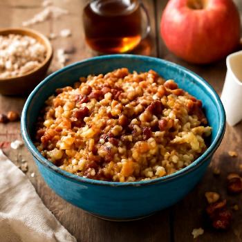 Baked Oatmeal with Apples and Cinnamon