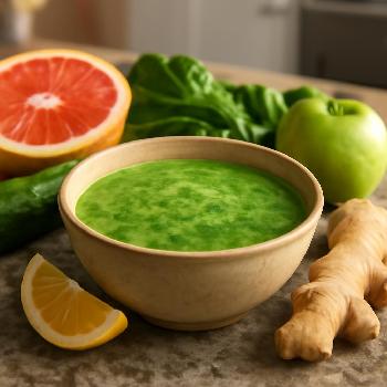 Grapefruit Green Detox Juice