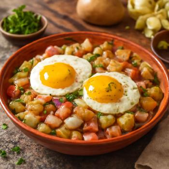 Hearty German Farmer's Breakfast (Bauernfrühstück)