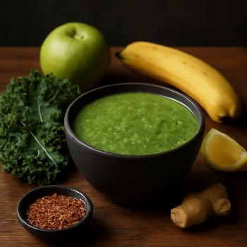 Kale and Green Apple Detox Smoothie