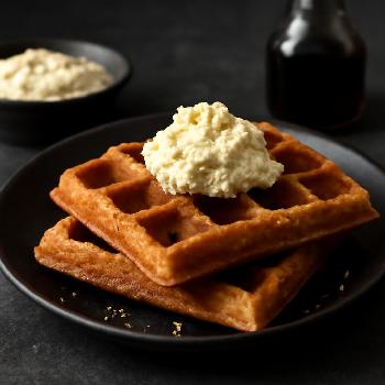 Lemon Ricotta Waffles