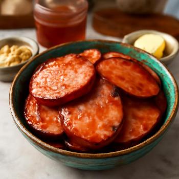 Maple-Glazed Canadian Bacon