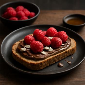 Nutella Raspberry Toast