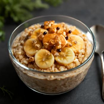 Overnight Oats for a Crowd: Peanut Butter Banana Bliss