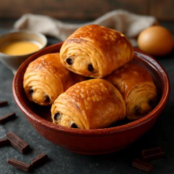 Pain au Chocolat (Chocolate Croissants)
