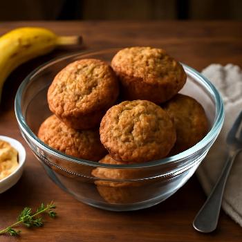 Peanut Butter Banana Muffins