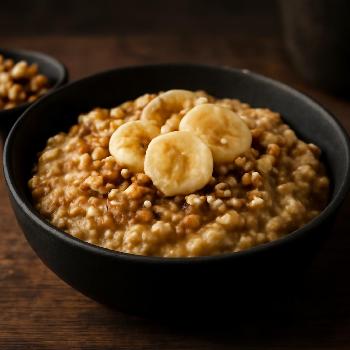 Slow Cooker Banana Nut Oatmeal