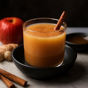 Spiced Apple Juice with Ginger & Cinnamon