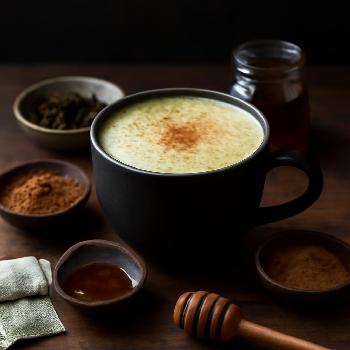 Spiced Green Tea Latte