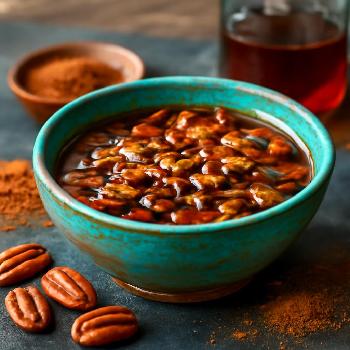 Spiced Pecan Infused Maple Syrup