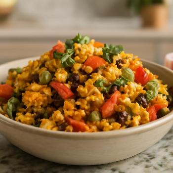 Spicy Southwestern Tofu Scramble