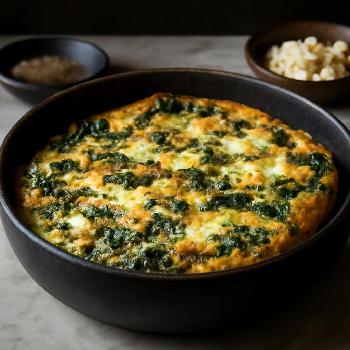 Spinach and Feta Breakfast Casserole