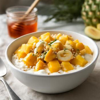 Tropical Sunrise Yogurt Parfait