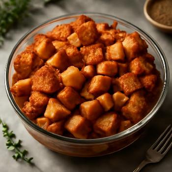 Vegan Apple Cinnamon Baked French Toast Casserole