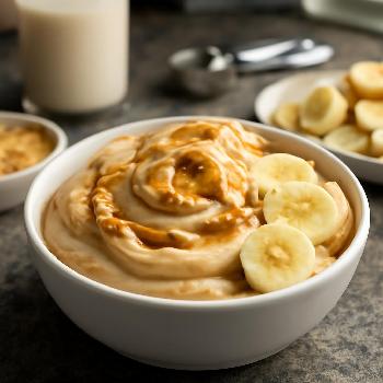 3-Ingredient Peanut Butter Banana Nice Cream