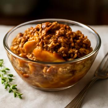 Caramel Apple Crisp with Pecans