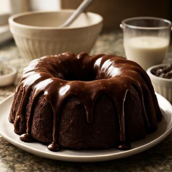 Chocolate Bundt Cake with Ganache